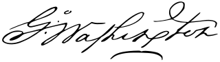 Signature George Washington